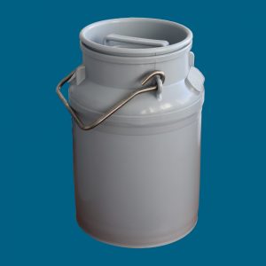 Cruche à lait 20 litres en PVC solide - Agro-Équipements