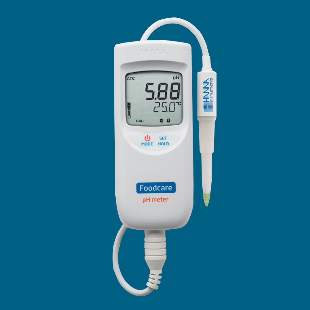 pH-mètre portatif pour le fromage avec une électrode (FC242D