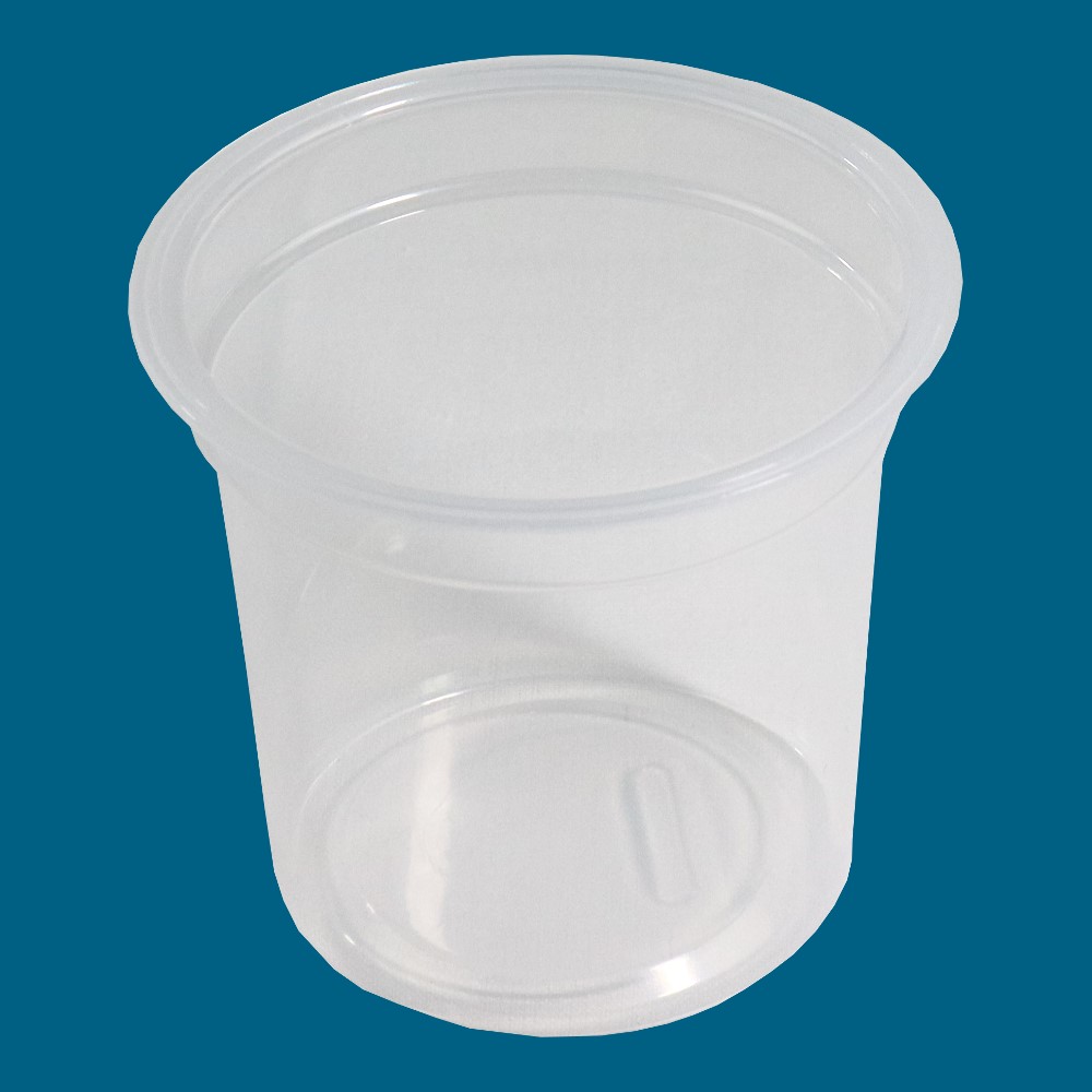 Mini pot à yaourt +couvercle PP transparent 14cl Ø6x6,1cm - par 250 - RETIF